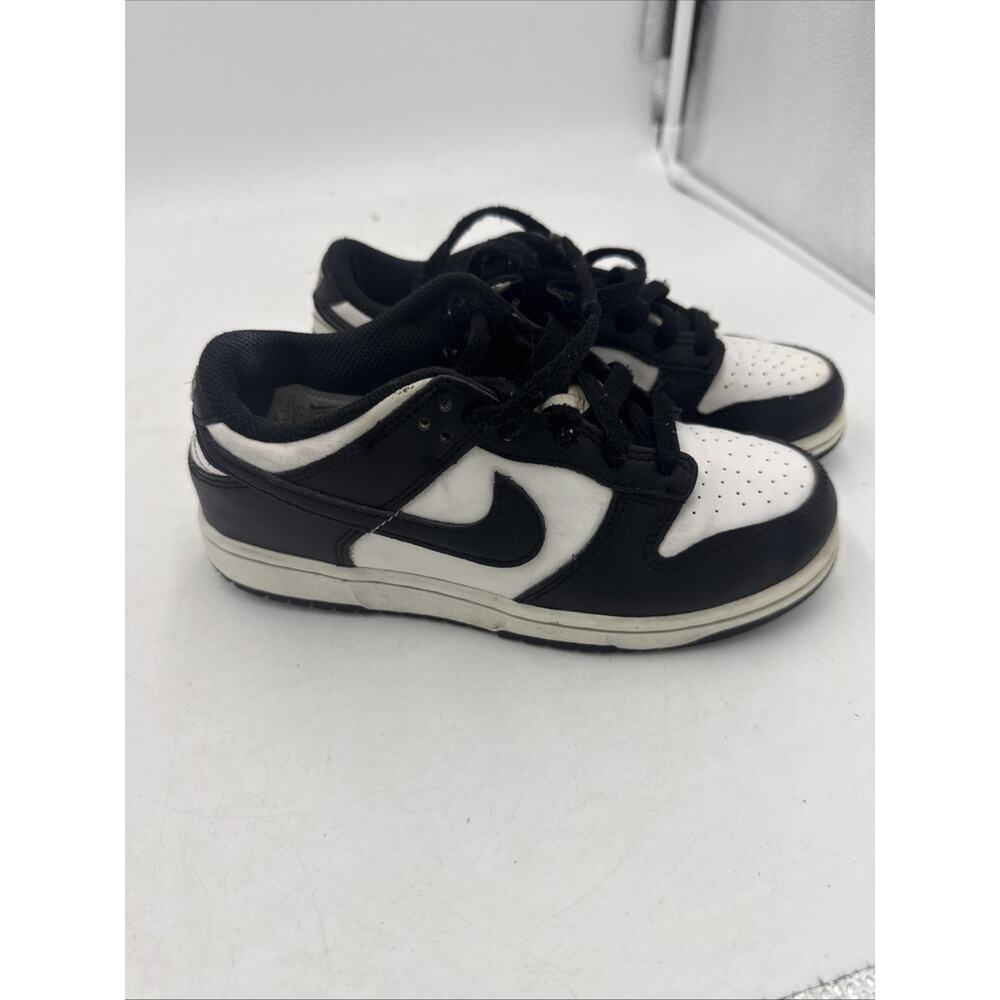 Size 2 (PS) - Nike Dunk Low Black White - CW1588-100